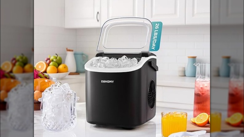image of the ice maker on a counter