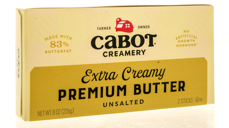 Package of Cabot butter.