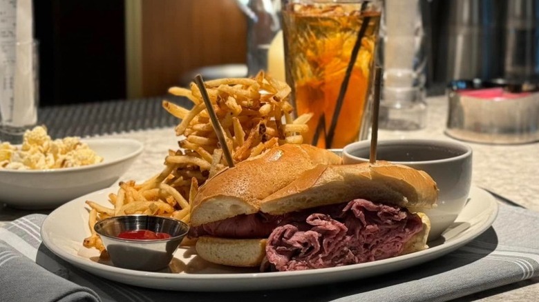 A French dip sandwich at J. Alexander's