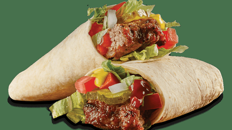Sheetz burger Shnack Wrap
