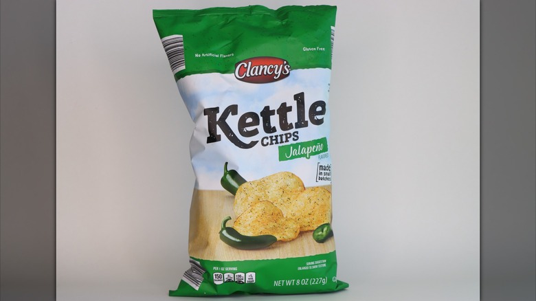 Bag of Clancy's Jalapeño Kettle Chips