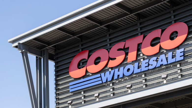 Costco Wholesale sign on the exterior of a warehouse
