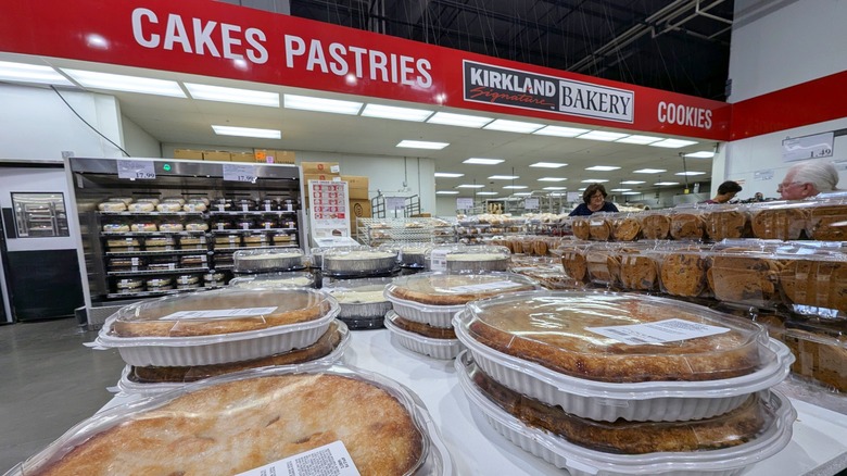 Cakes and Pastries section of Costco.