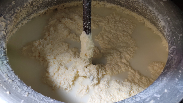 churning the butter