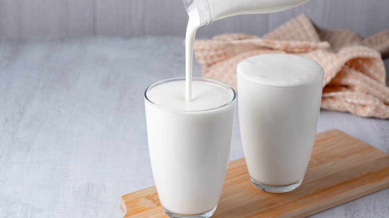 glass of buttermilk