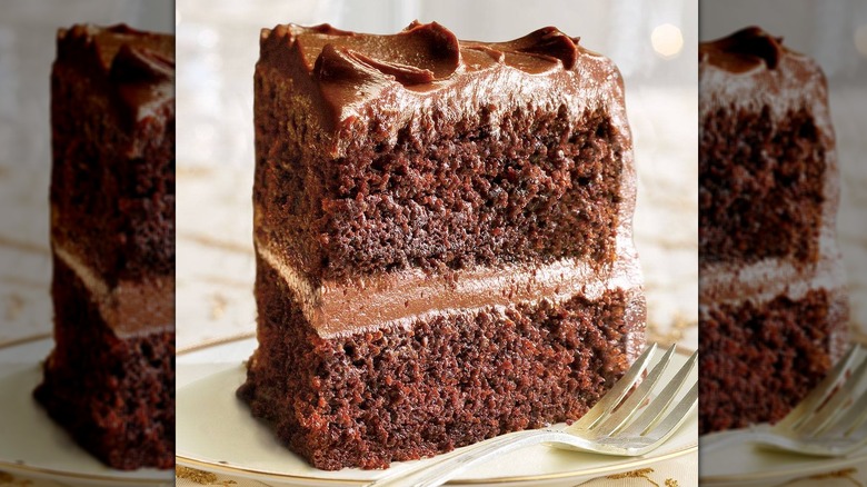 Slice of Wegmans Ultimate Chocolate Cake