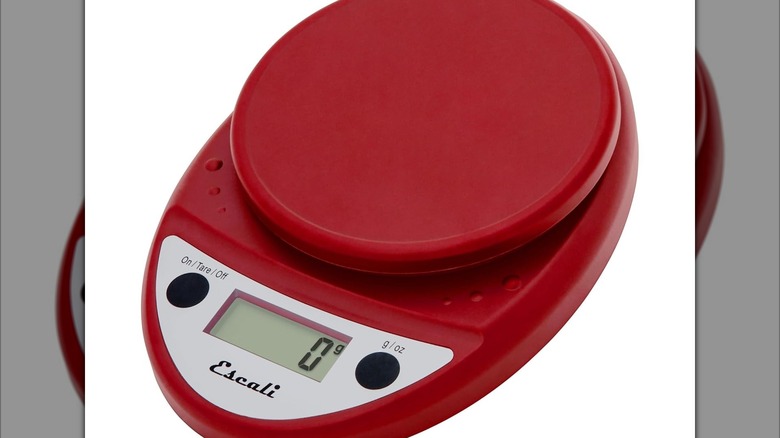 Escali Primo Food Scale in Red