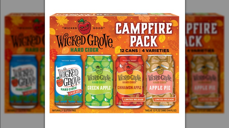 Case of Wicked Grove Cider Campfire Pack