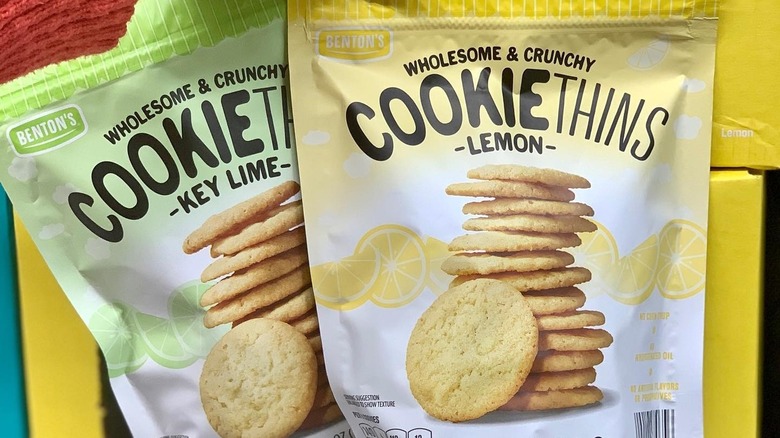 key lime and lemon cookiethins bags at an Aldi
