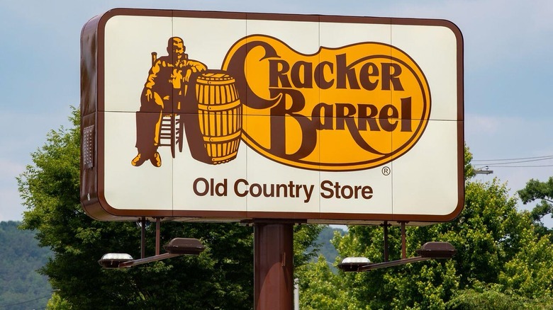 Cracker Barrel sign