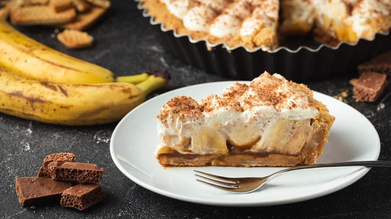 slice of banoffee pie