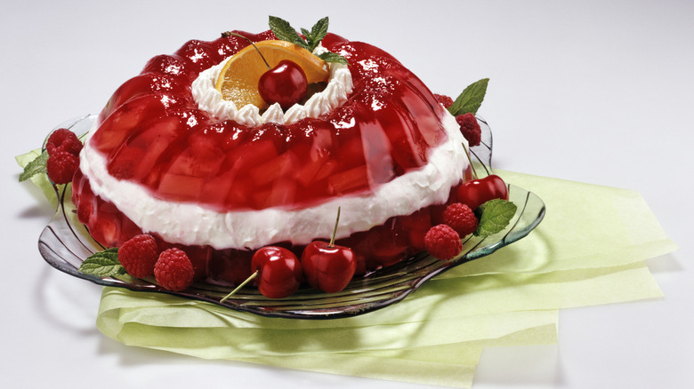 An eye-catching Jell-O mold