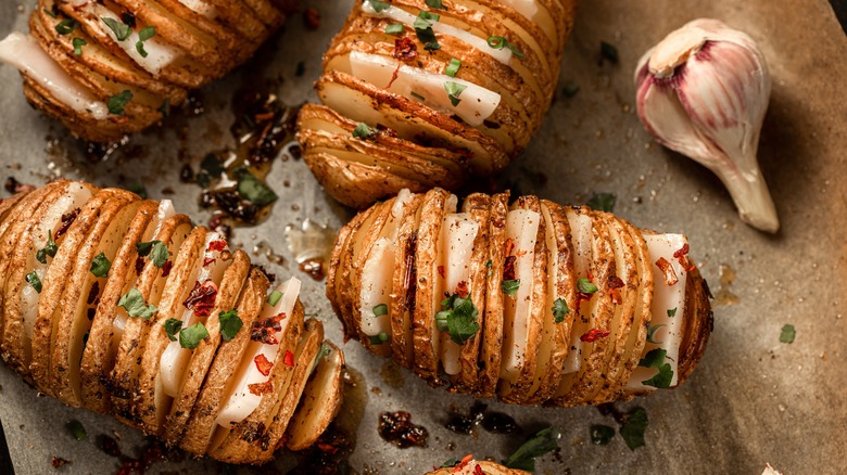 hasselback potatoes