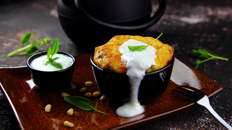 potato spinach gratin