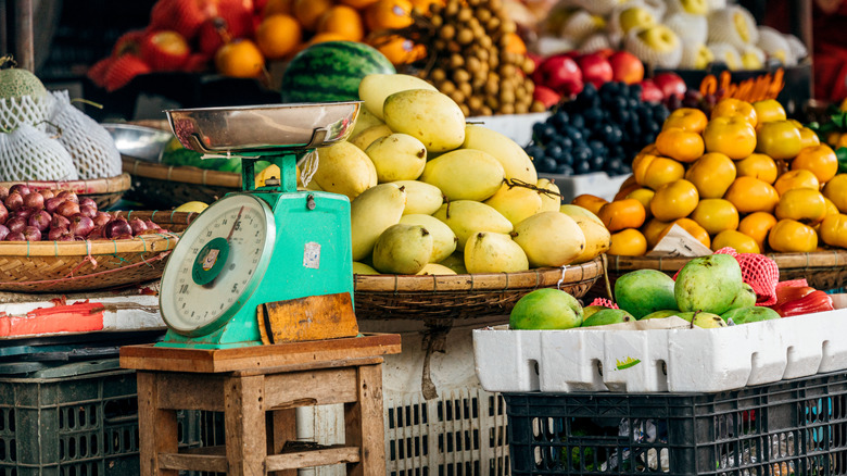 exotic farmers market fruits