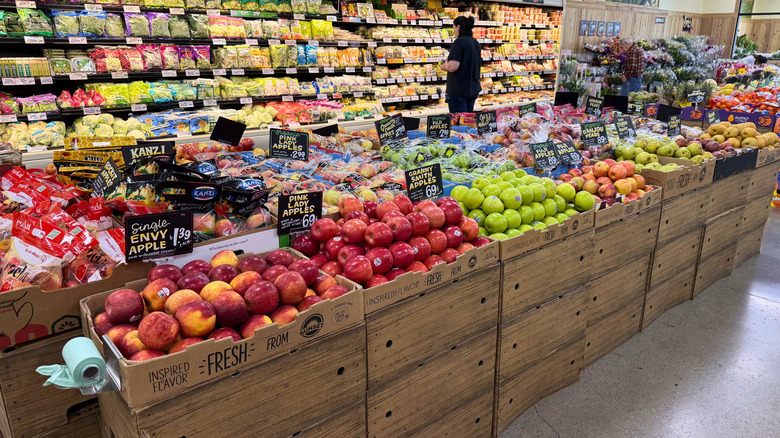 Trader Joe's produce aisle