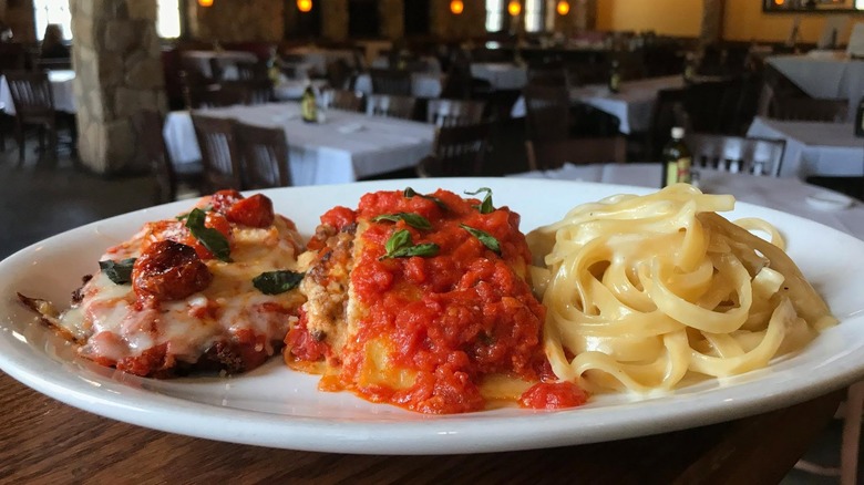 Mama's Trio menu item from Macaroni Grill.