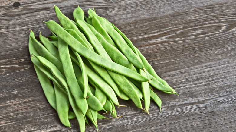 raw romano beans 