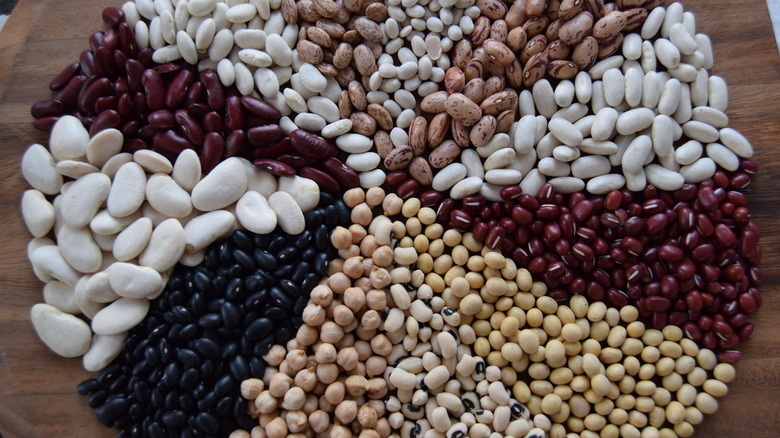 assortment of beans