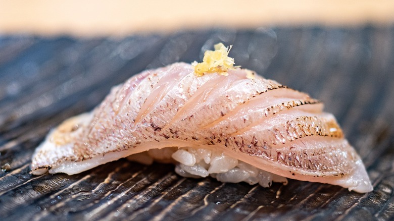 piece of sawara nigiri