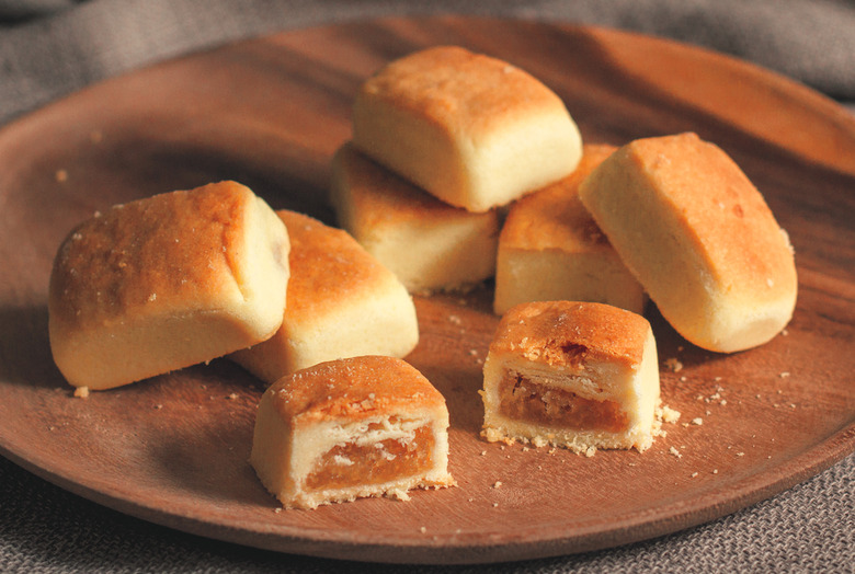 Pineapple tarts are sold in stores and stalls all over Taiwan, eaten for dessert and given as gifts.