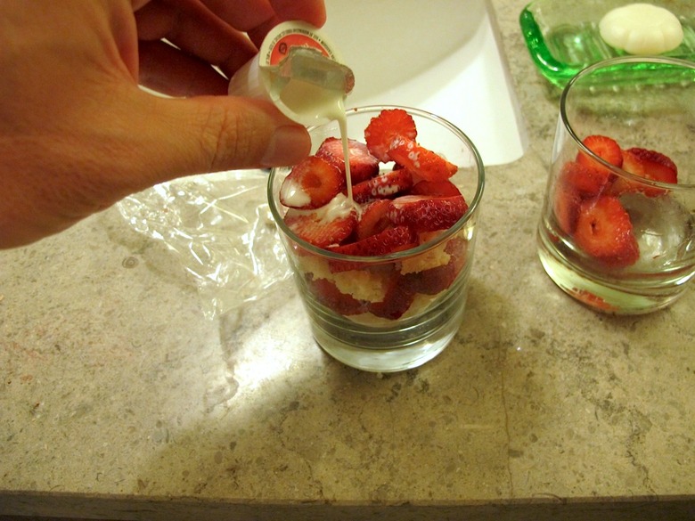 This DIY hotel room breakfast of seasonal strawberries and free pastry is about as good as cheap gets.