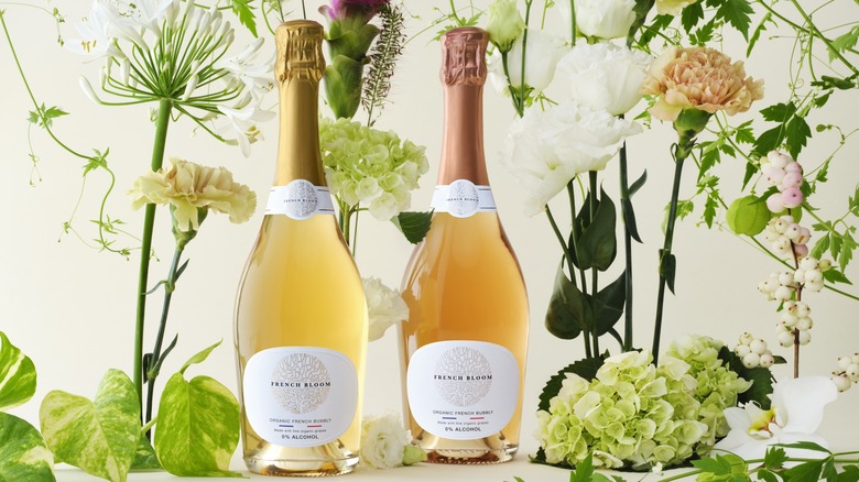 Alcohol-free wine bottles
