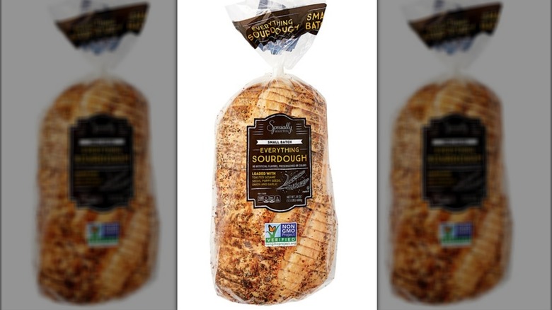 Bag of Specially Selected Everything Sourdough