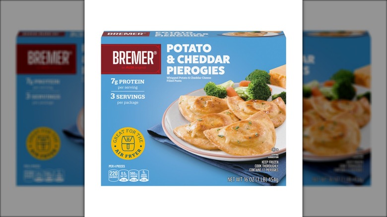 Bremer Potato and Cheddar Pierogi from Aldi.