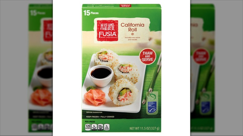 Fusia Asian Inspirations California Roll from Aldi.