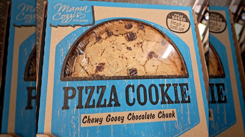 Mama Cozzi's Pizza Cookie in its box