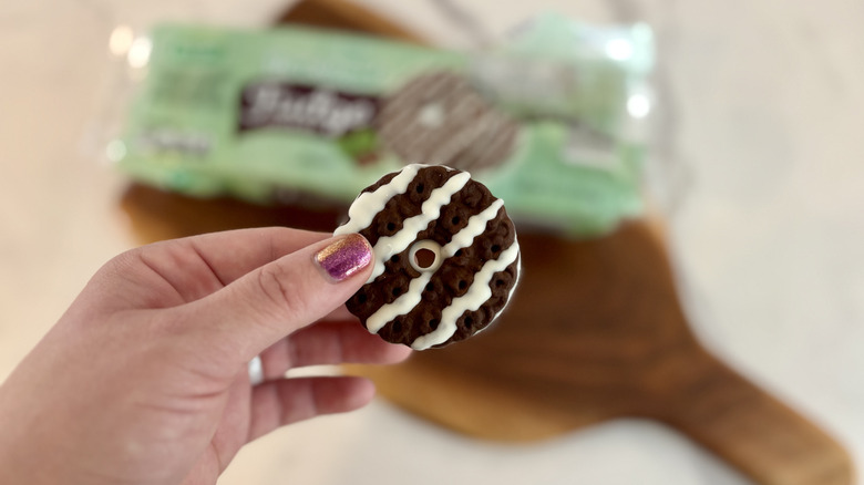 Benton's Mint Striped Shortbread Cookies