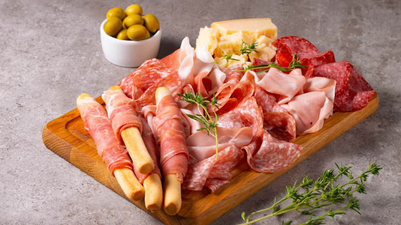pictured charcuterie platter