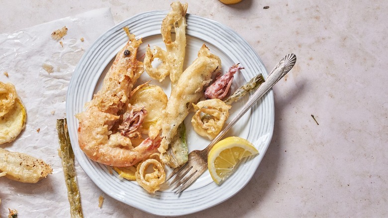 italian seafood fritto misto  Fried Inexperienced Tomato Sandwiches With Viscount St. Albans And Chutney Recipe intro 1685361084