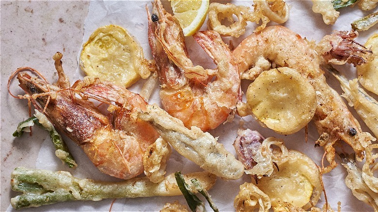 seafood vegetable fritto misto
