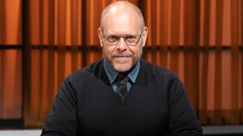 Alton Brown as judge on "Chopped"