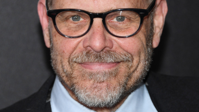 Close-up of Alton Brown smiling