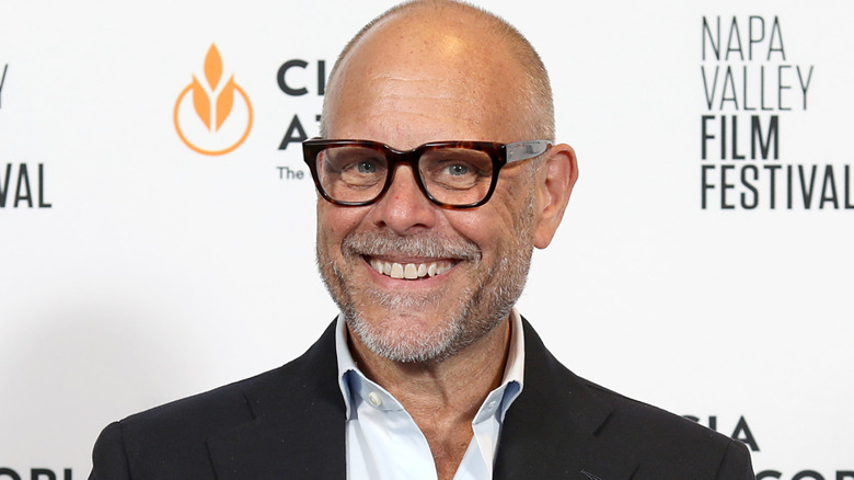 Closeup of Alton Brown smiling