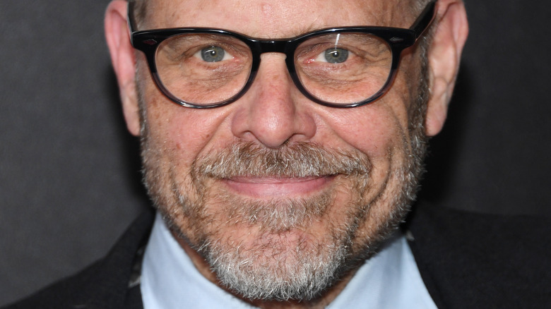 Alton Brown smiling at Napa Valley Film Festival