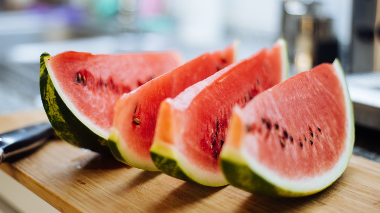 slices of watermelon