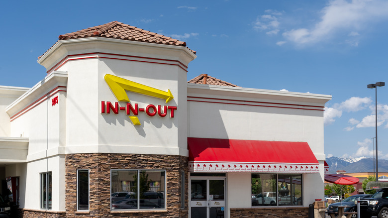 In-N-Out Burger restaurant.