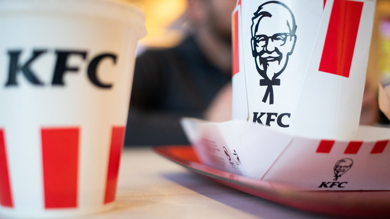 KFC cup and packaging