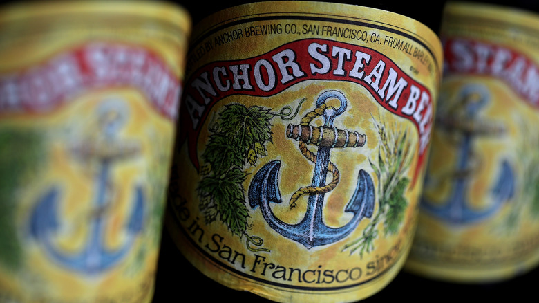 Bottle of Anchor Steam beer