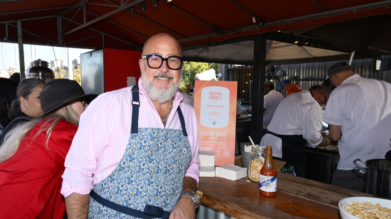 Andrew Zimmern at Food and Wine Festival in New York