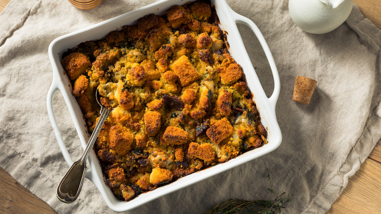 Oyster stuffing casserole 