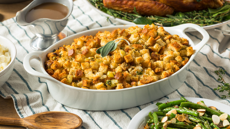 Cornbread stuffing casserole
