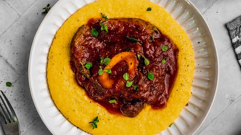 Polenta with ossobuco