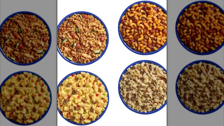 Hydrated meals from Costco's Mountain House 1-Year Emergency Food Pallet