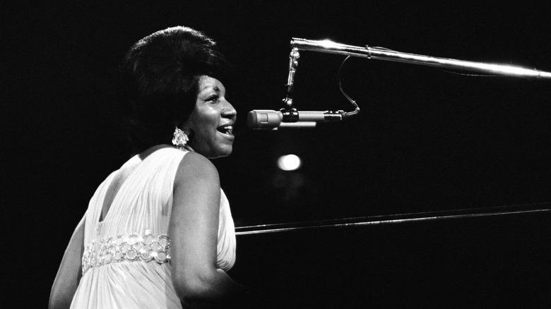 An image of Aretha Franklin.