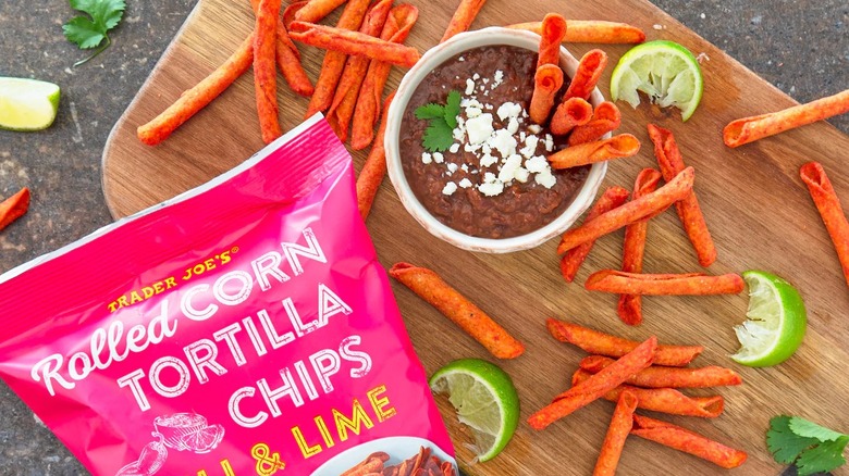 Trader Joe's Chili lime rolled tortillas